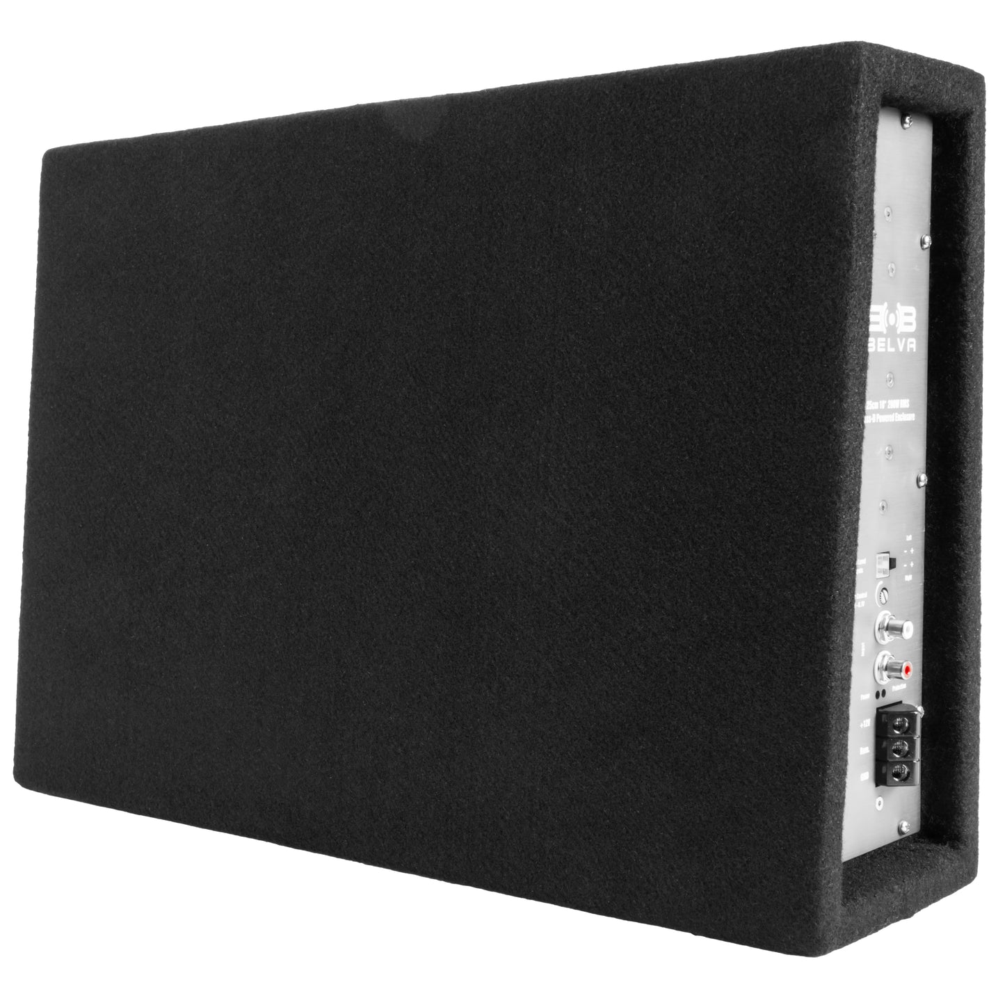 BPKG10T | 600W Peak Single 10" Truck Style Shallow Loaded Amplified Subwoofer Enclosure