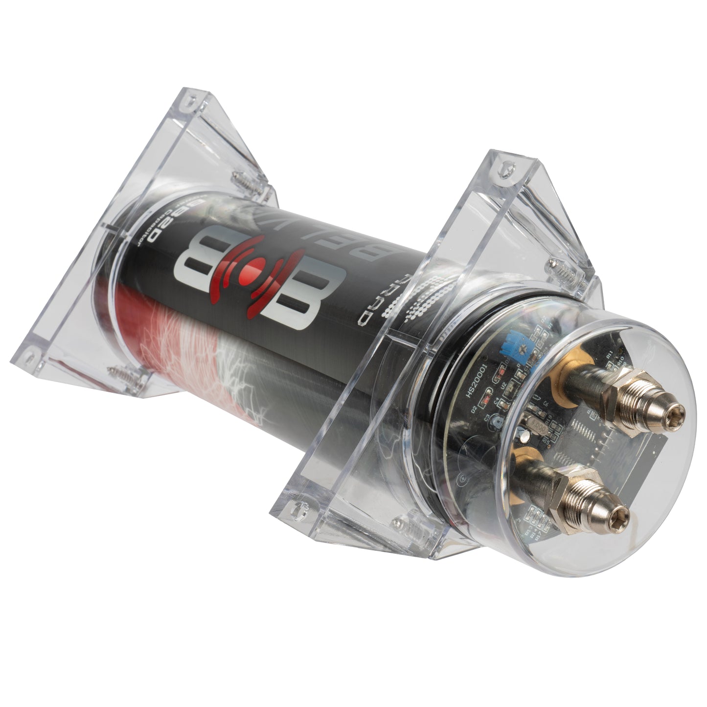 BB2D | 2.0 Farad Capacitor with Red Digital Voltage Display