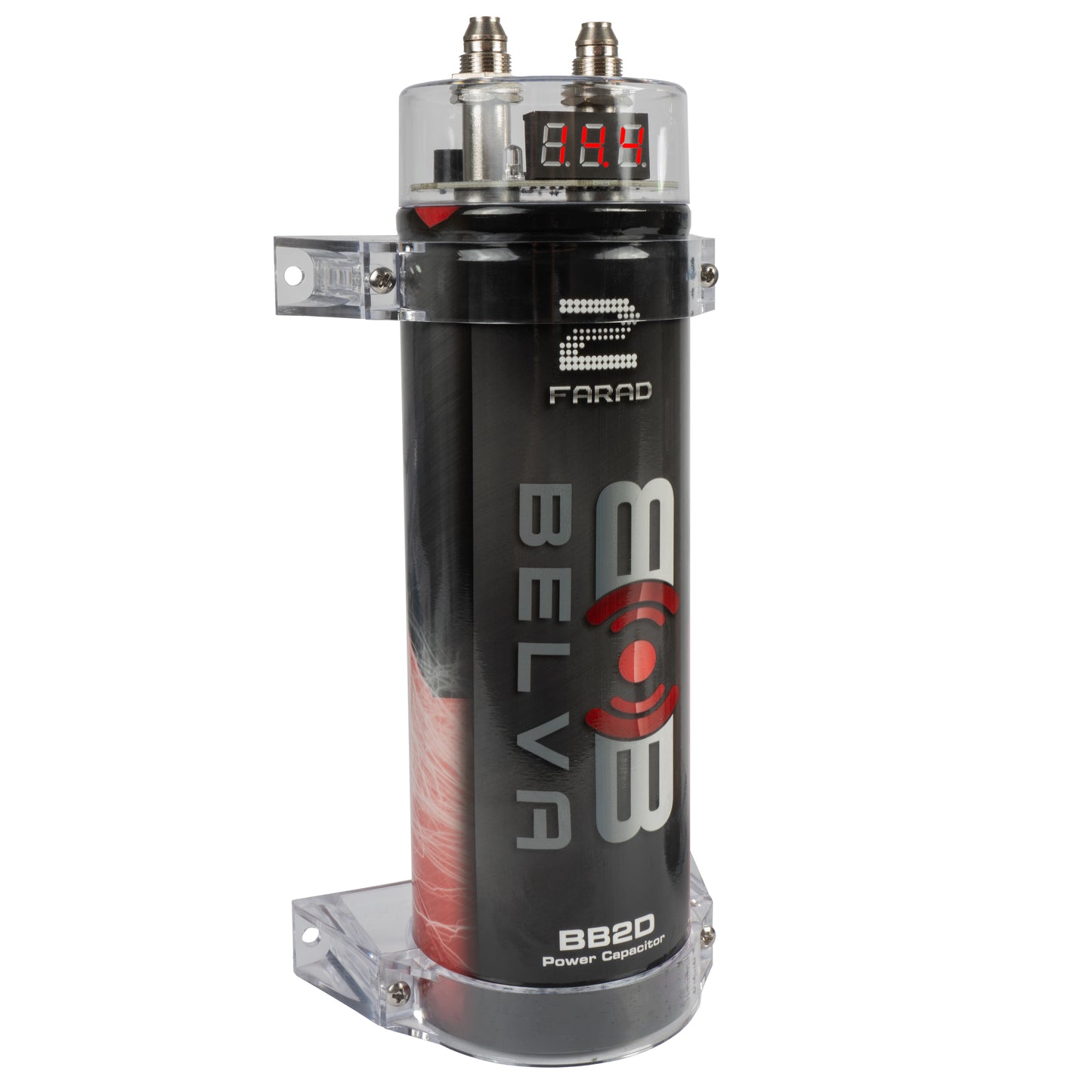 BB2D | 2.0 Farad Capacitor with Red Digital Voltage Display