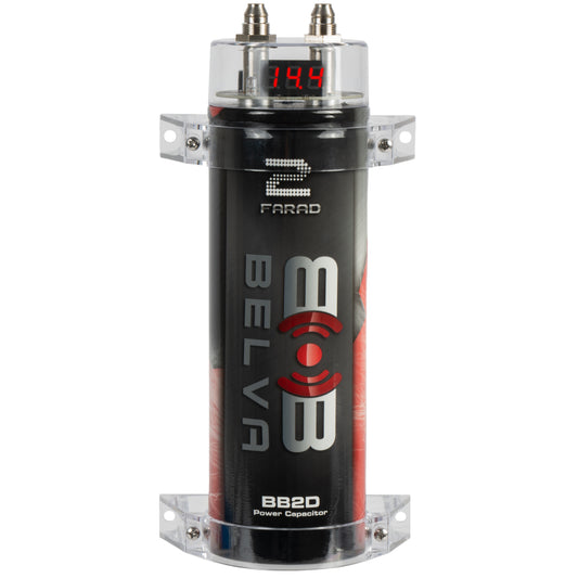BB2D | 2.0 Farad Capacitor with Red Digital Voltage Display