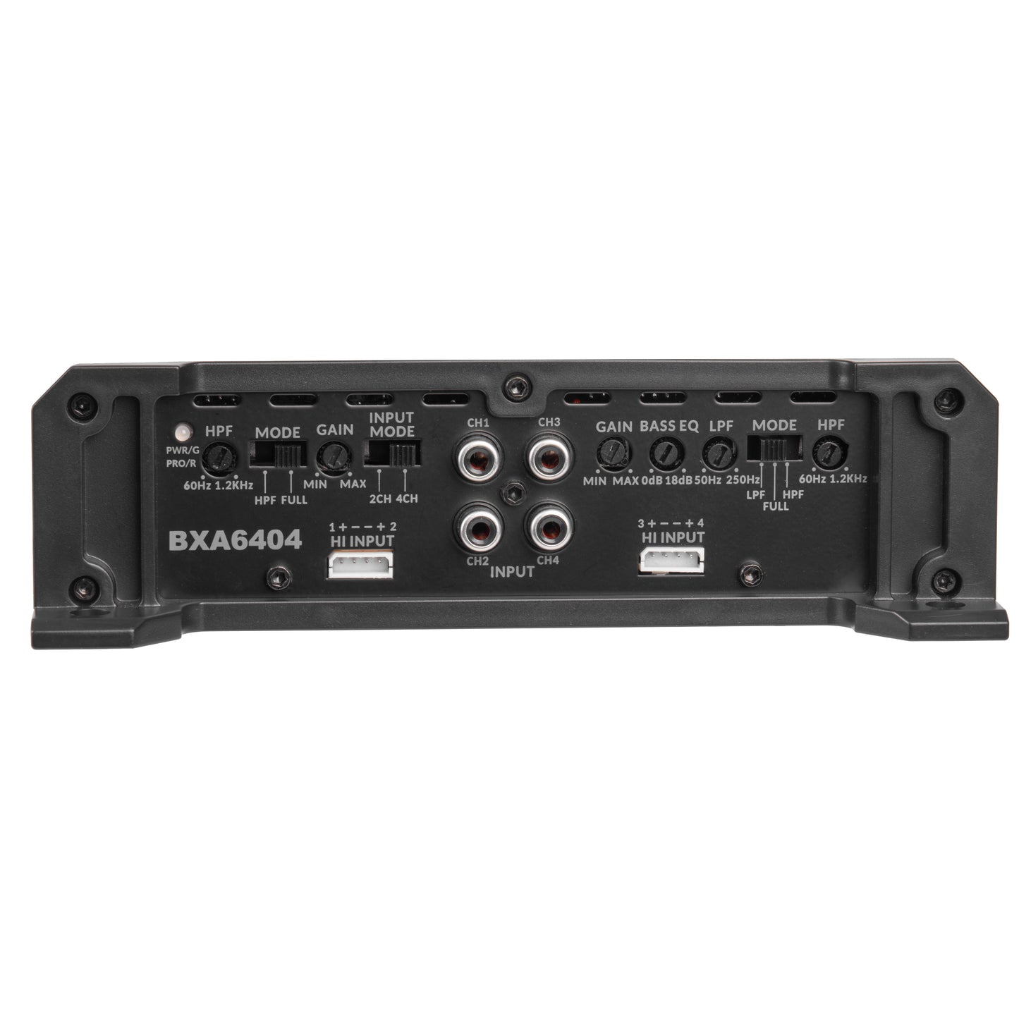 BXA6404 | 640W Peak BX-Series Class A/B 4-Channel Amplifier
