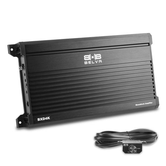 BXD4K | 4000W Peak BX-Series Class-D Monoblock Amplifier with Bass Remote