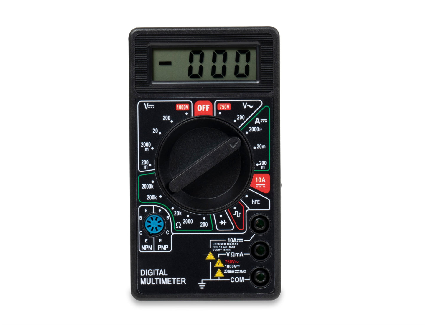BAMMD1 | Six Function Digital Multimeter with 18 Gauge Test Leads