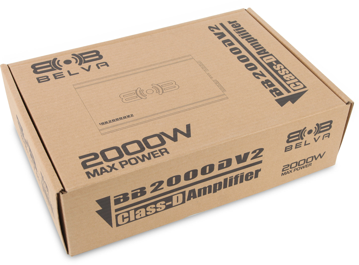 BB2000Dv2 | 2000W Peak BB-Series Class-D Monoblock Amplifier with Bass Remote