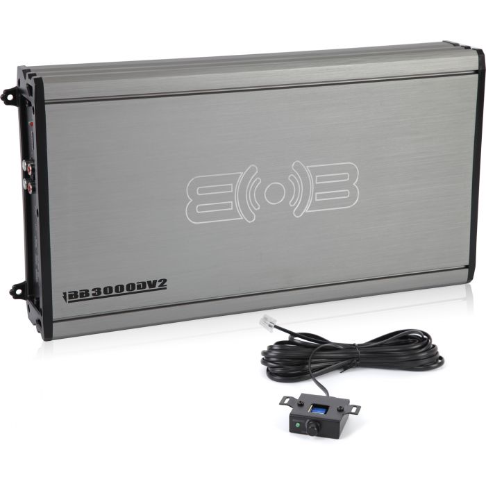 BB3000Dv2 | 3000W Peak BB-Series Class-D Monoblock Amplifier with Bass  Remote