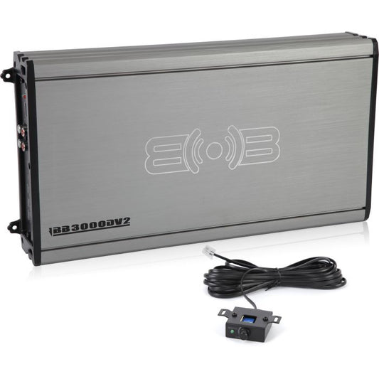BB3000Dv2 | 3000W Peak BB-Series Class-D Monoblock Amplifier with Bass Remote
