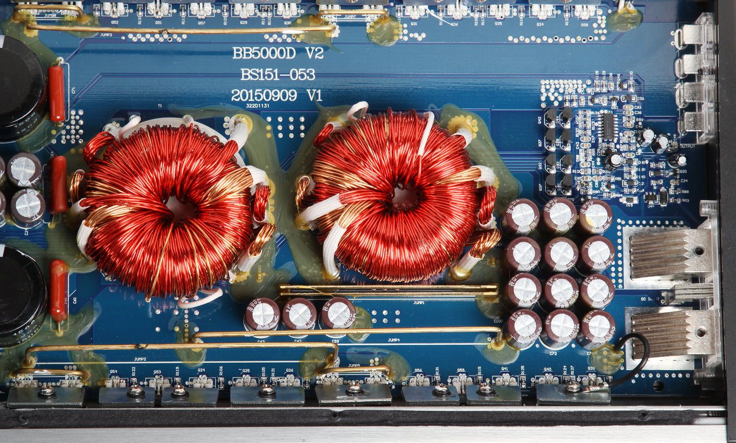 BB5000Dv2 | 5000W Peak BB-Series Class-D Monoblock Amplifier with Bass Remote