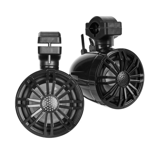 BH35BRB | 3.5" 80W Peak Motorcycle/Handlebar Bluetooth Stereo System with RGB Lights