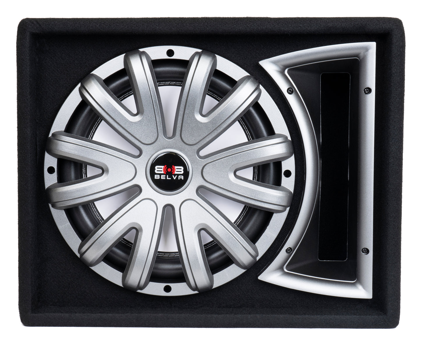 BLB112LED | 750W Peak Single 12" Loaded Ported Subwoofer Enclosure w/ Multi-Color LED and Remote