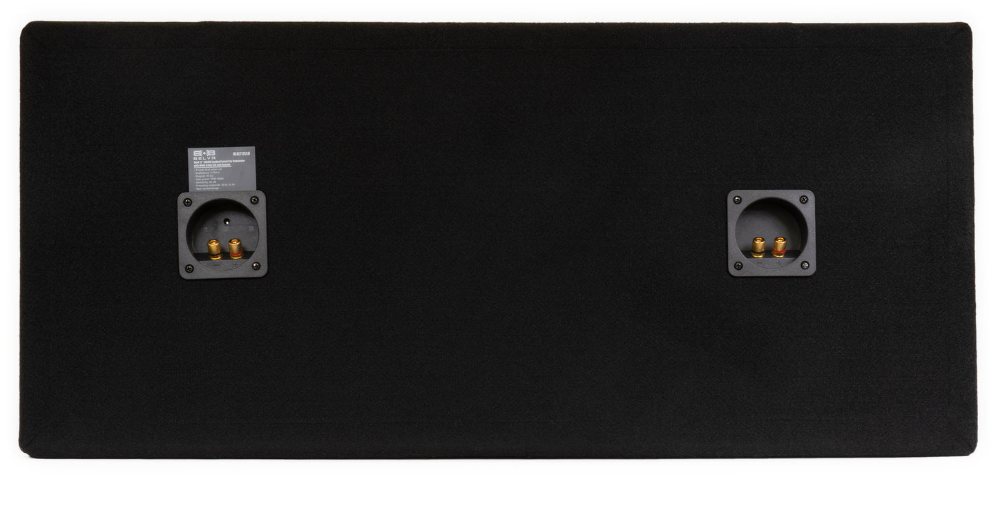 BLB212LED | 1500W Peak Dual 12" Loaded Ported Subwoofer Enclosure w/ Multi-Color LED and Remote