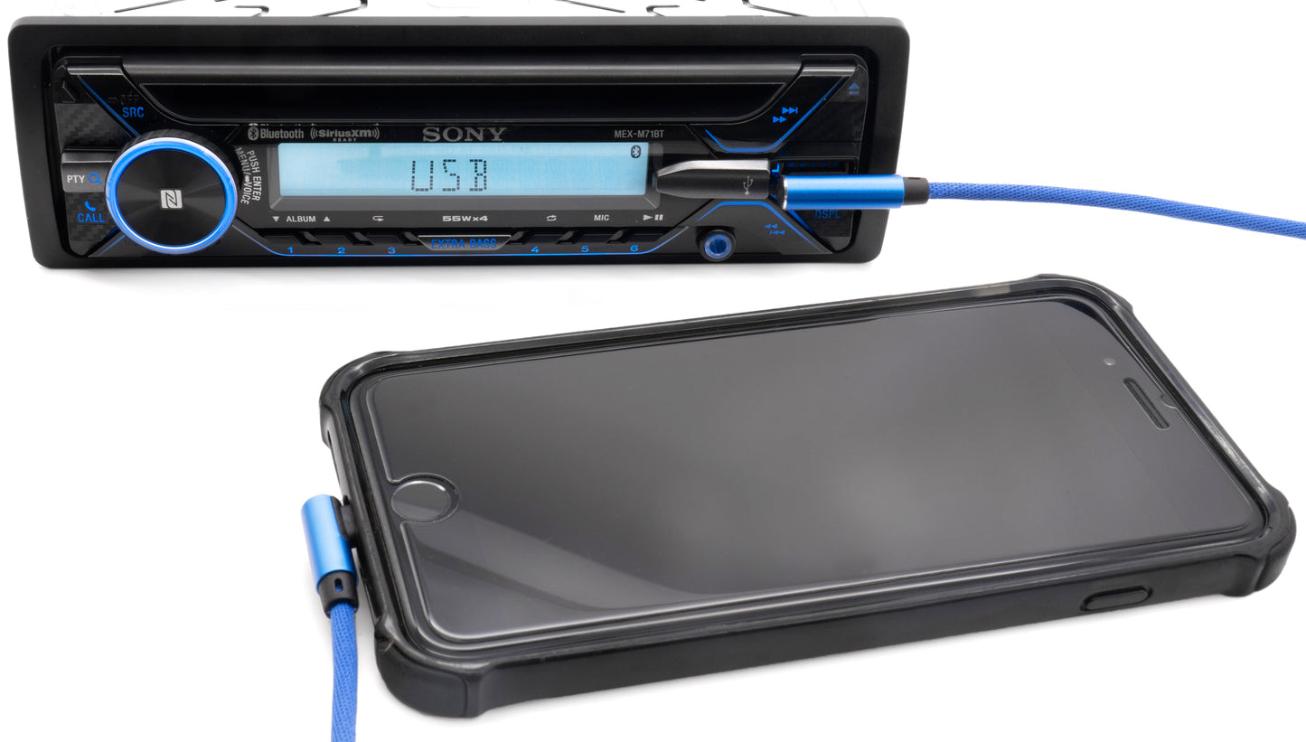 BLC1BL | 3 ft Blue Lightning to USB-A Cable for Apple iPhone