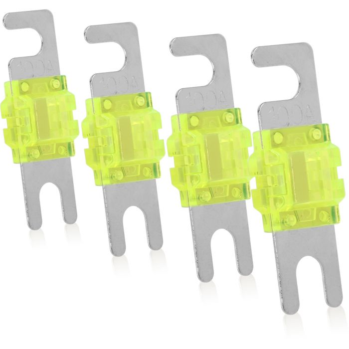 BMANL100 | 4 Pack of Mini-ANL (MANL/AFS) 100A Nickel Plated Fuses