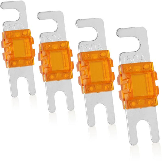 BMANL150 | 4 Pack of Mini-ANL (MANL/AFS) 150A Nickel Plated Fuses