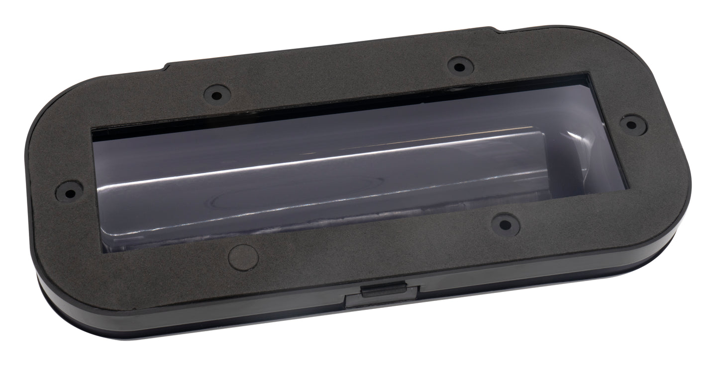 BMRC1B | Flip-up Black Marine Radio Cover / Splash Guard