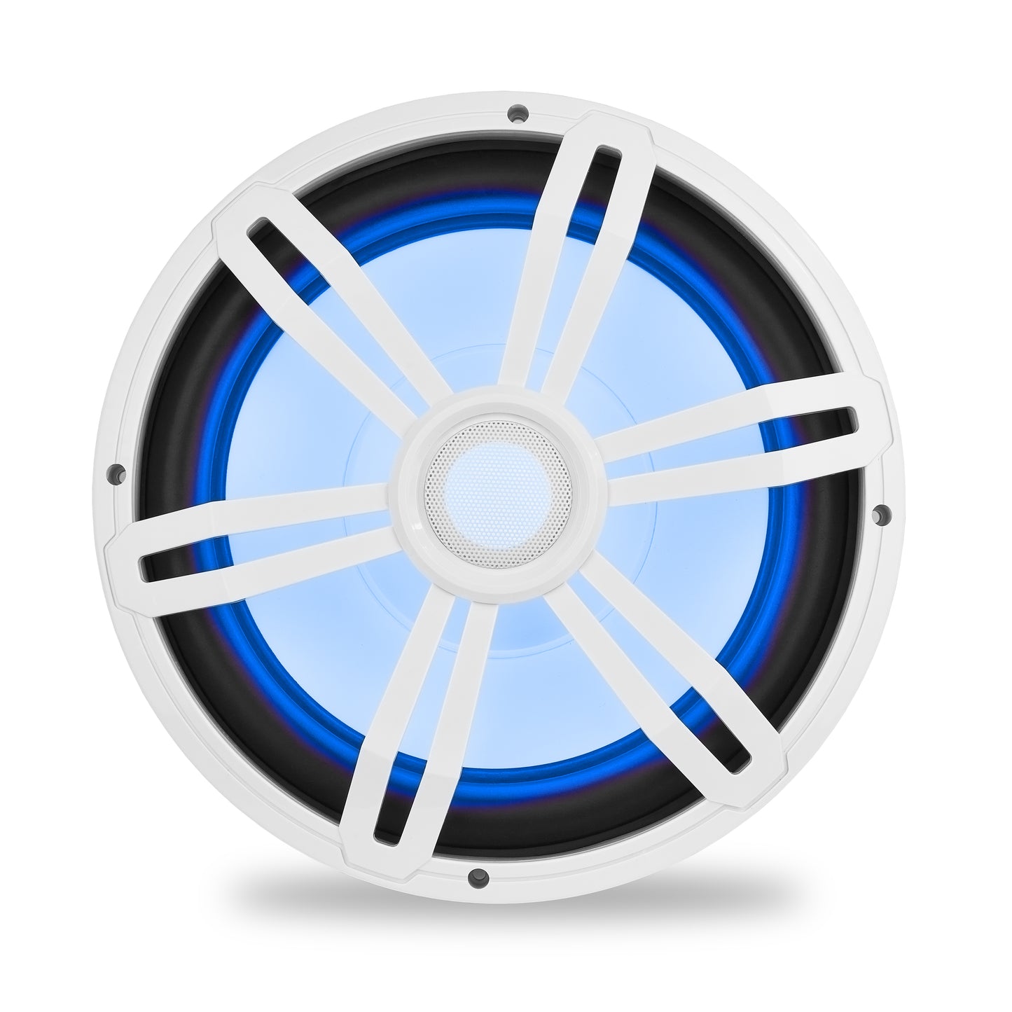 BMS12RW 1000W Peak (400W RMS) 12" Marine Subwoofer with Multi-color LED Lighting