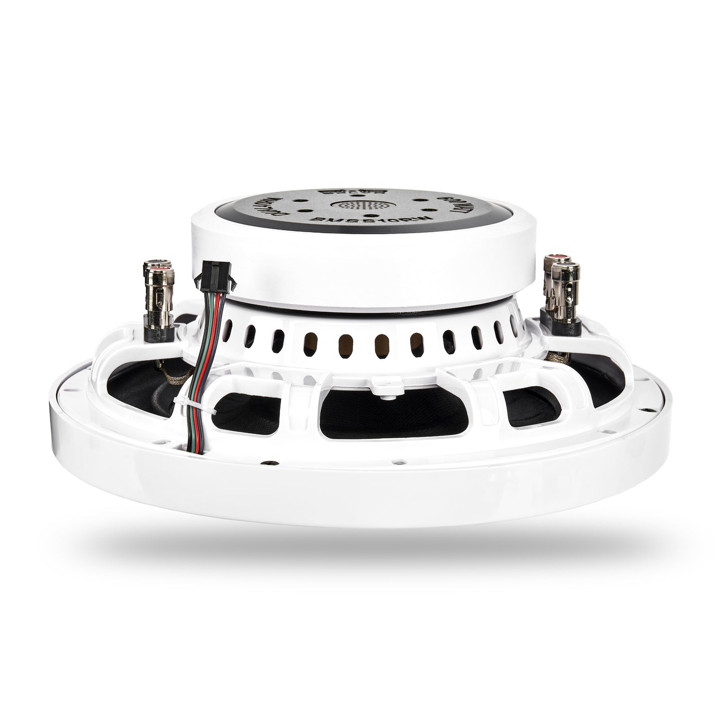 BMSS10RW 800W Peak (400W RMS) 10" Shallow Marine Subwoofer with Multi-color LED Lighting