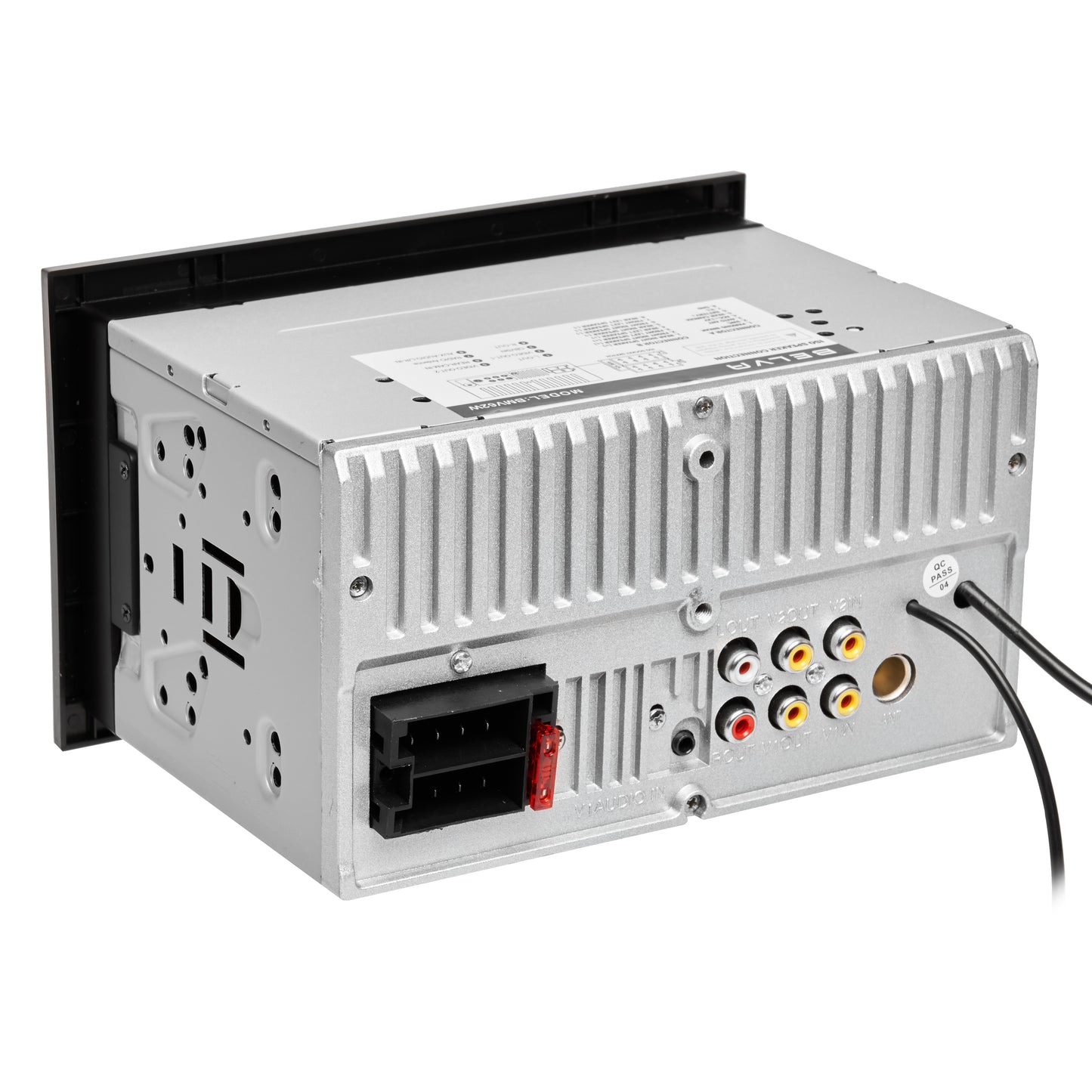 BMV62W | 6.2" Double DIN Touchscreen Bluetooth Car Stereo Receiver with Apple CarPlay, Android Auto and Phone Mirroring