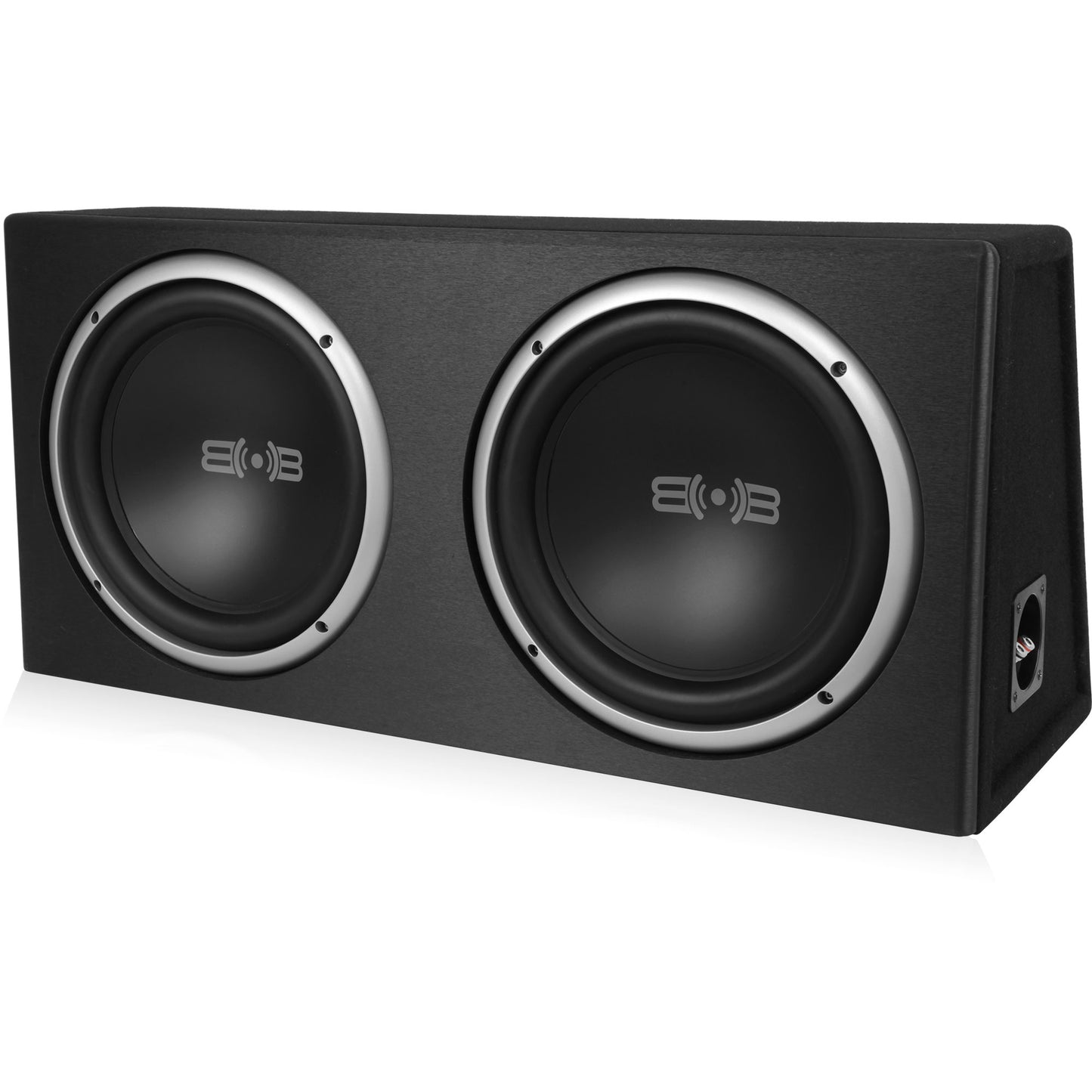 BPKG210v2 | 1000W Peak Dual 10" Loaded Ported Subwoofer Package with Amplifier & Wiring Kit