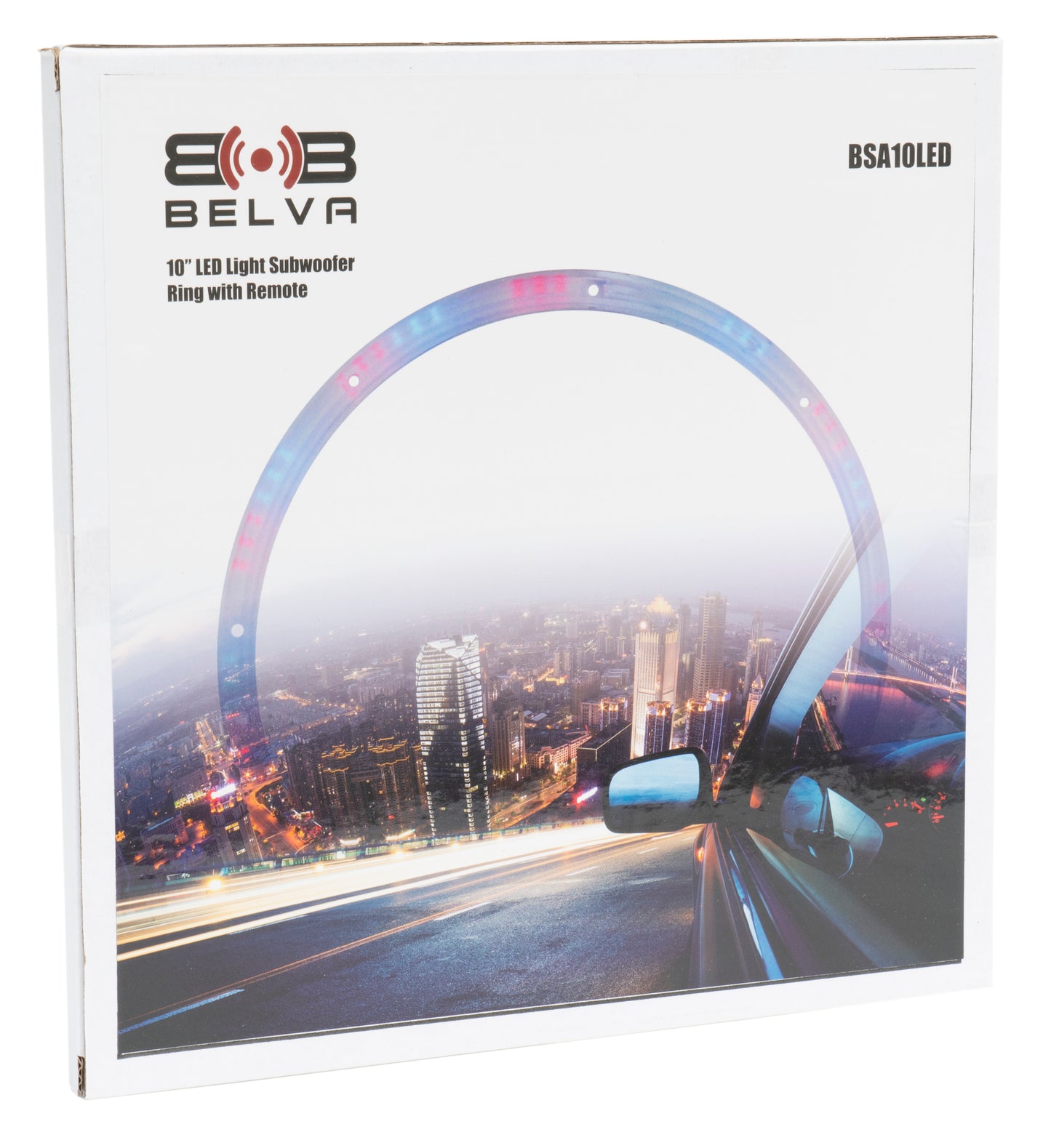 BSA12LED | Universal 12" RGB LED Subwoofer Light Ring with Remote