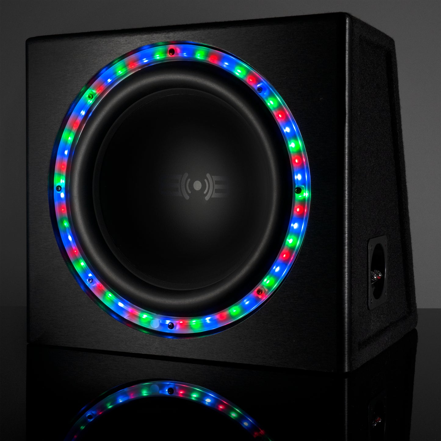 BSA12LED | Universal 12" RGB LED Subwoofer Light Ring with Remote