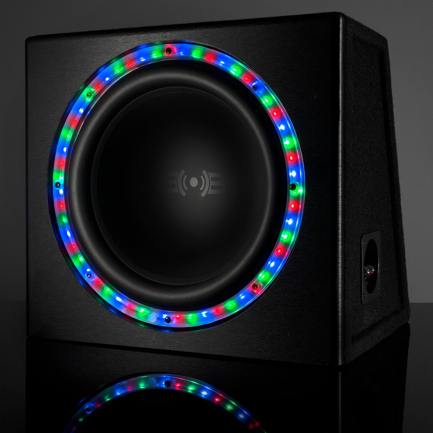 BSA12LED | Universal 12" RGB LED Subwoofer Light Ring with Remote