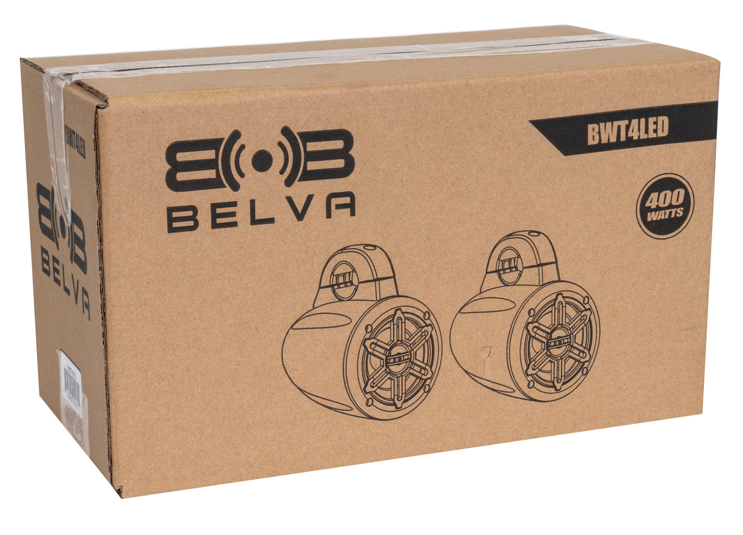 BWT4LED | 400W Peak 4" Powersports UTV Speaker Pods with Blue LED Lighting