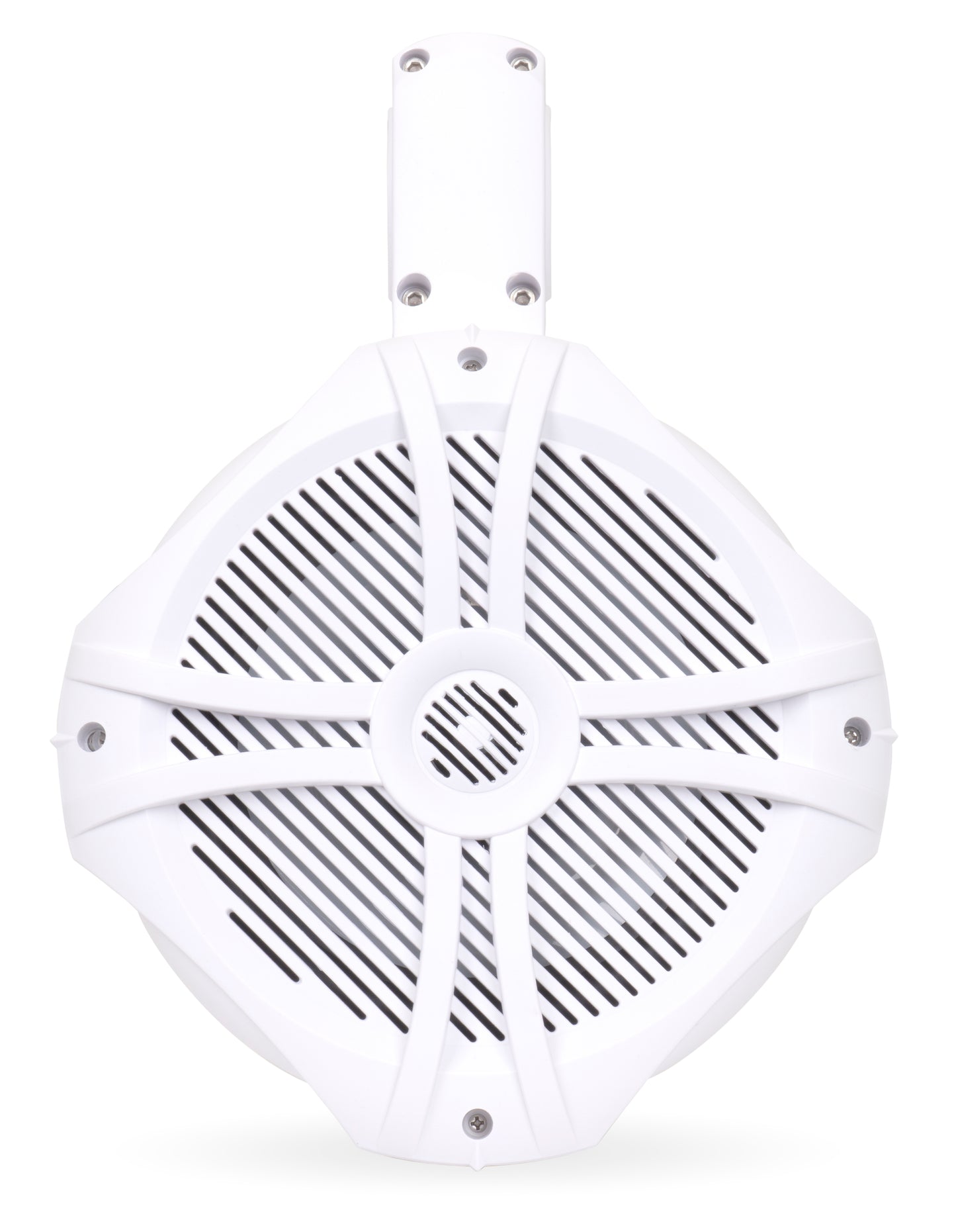 BWT8LED 600W Peak (300W RMS) 8" Marine Tower Speakers with Multi-Color LED Lighting and Remote (White)