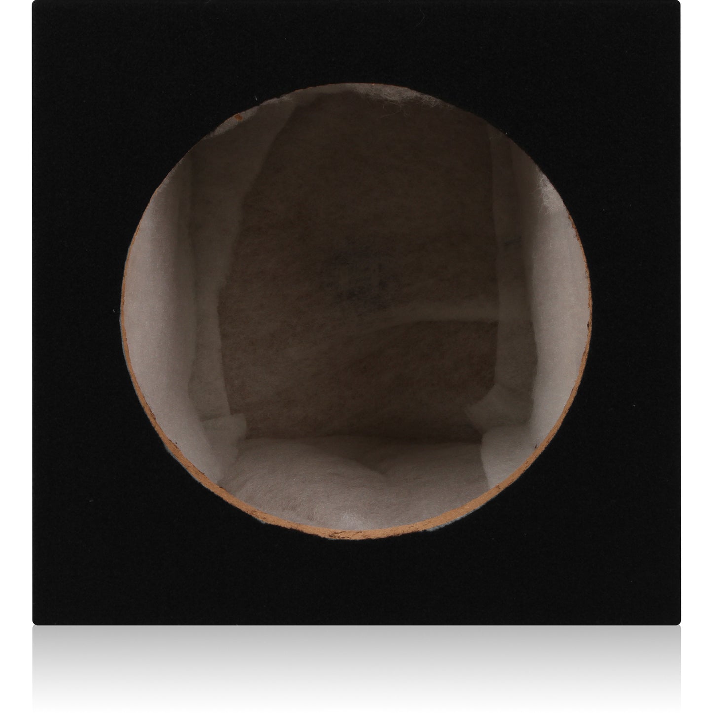 MDFS10 | Single 10" Sealed 3/4" MDF Black Carpeted Enclosure (0.77 cubic ft)
