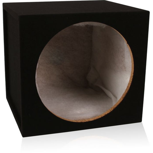 MDFS15 | Single 15" Sealed 3/4" MDF Black Carpeted Enclosure (1.9 cubic ft)