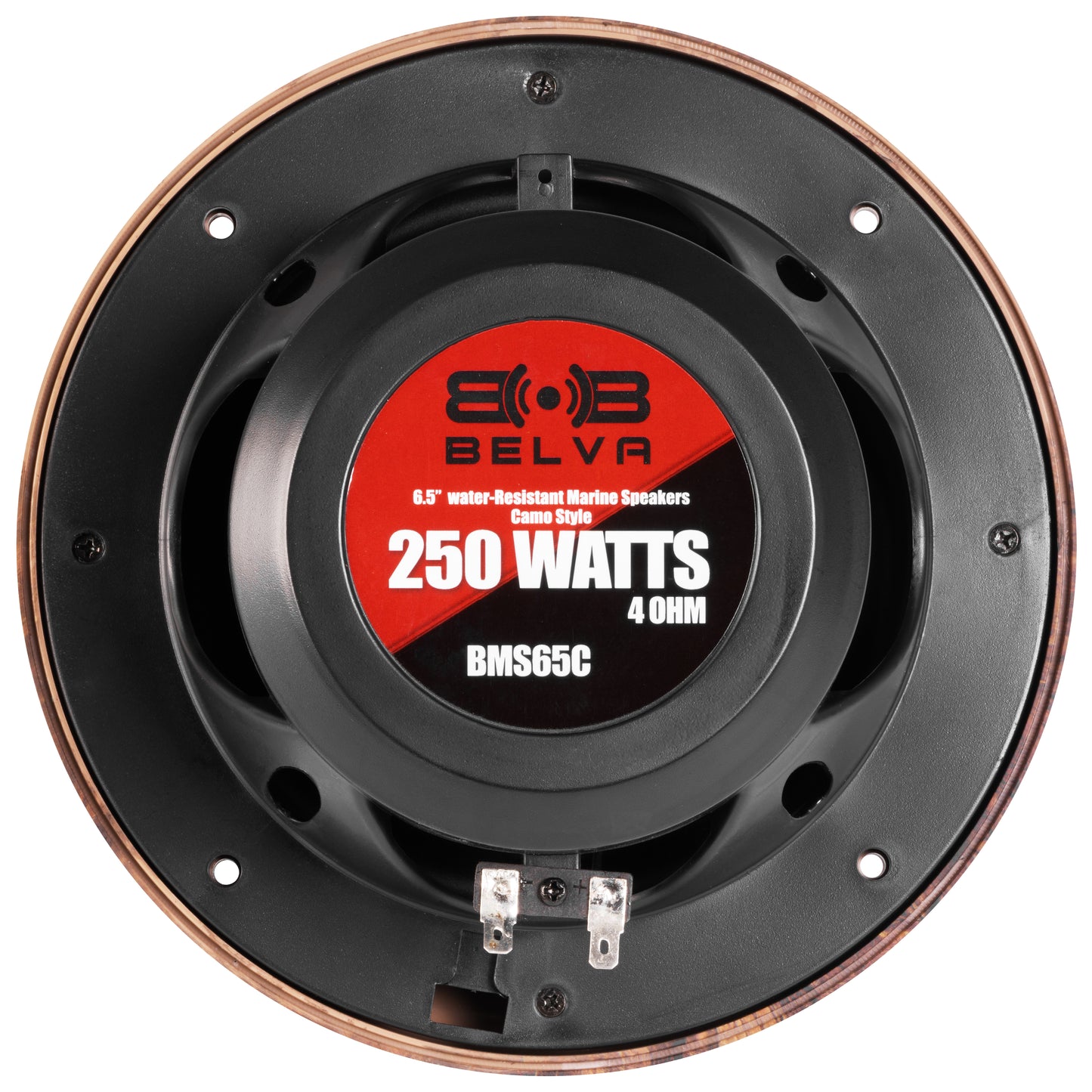 BMS65C 500W Peak (250W RMS) 6.5" 2-Way Coaxial Marine Speakers (Outdoor Camo)