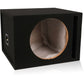 1SV12B | Single 12" Ported 3/4" MDF Black Carpeted Enclosure (1.8 cubic ft)