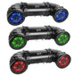 BPS6RGB 400W Peak (200W RMS) Dual 6.5" Bluetooth ATV Powersports Amplified Sound System with LED Lights