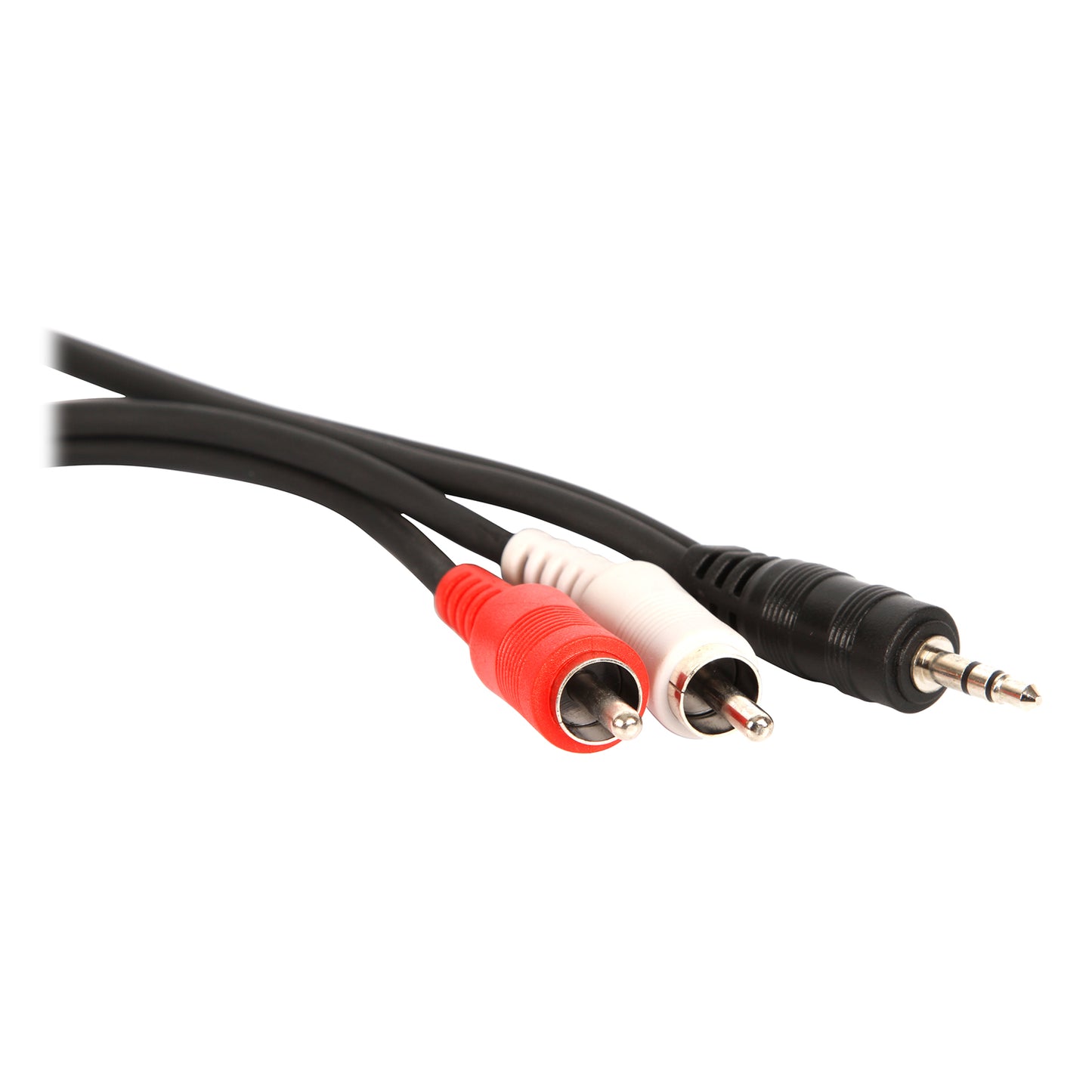 AUX2RCA | 2 ft 3.5mm Male Mini-jack Headphone to RCA Male Audio Cable