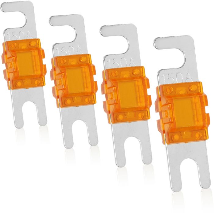 BMANL150 | 4 Pack of Mini-ANL (MANL/AFS) 150A Nickel Plated Fuses