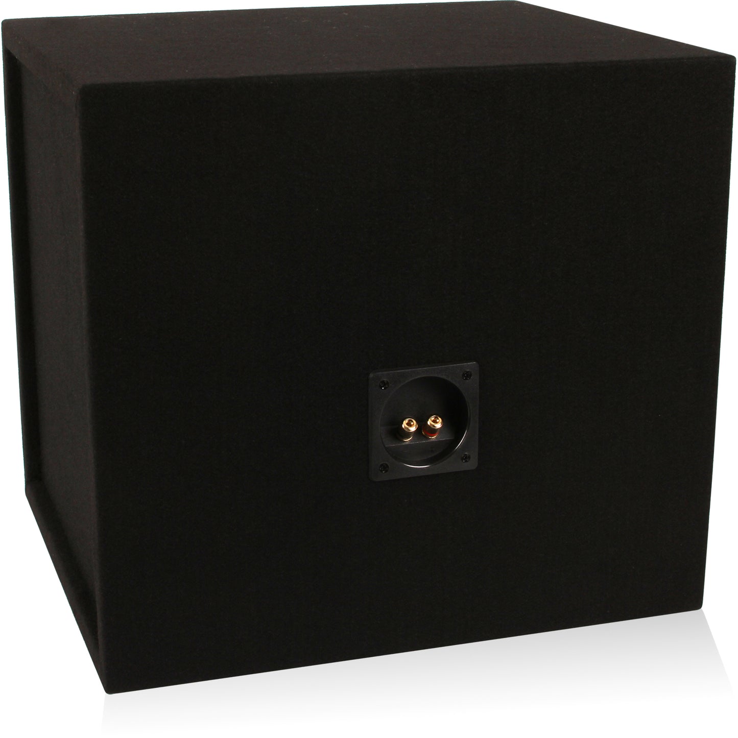 MDFS15 | Single 15" Sealed 3/4" MDF Black Carpeted Enclosure (1.9 cubic ft)